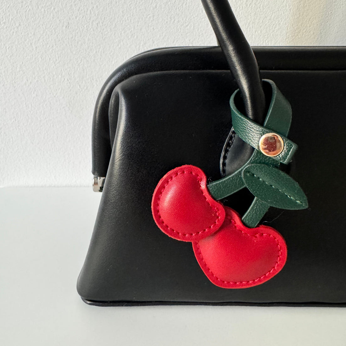 Cherry bag charm