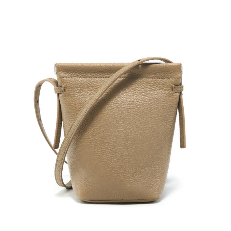 GINI mini bucket snap crossbody