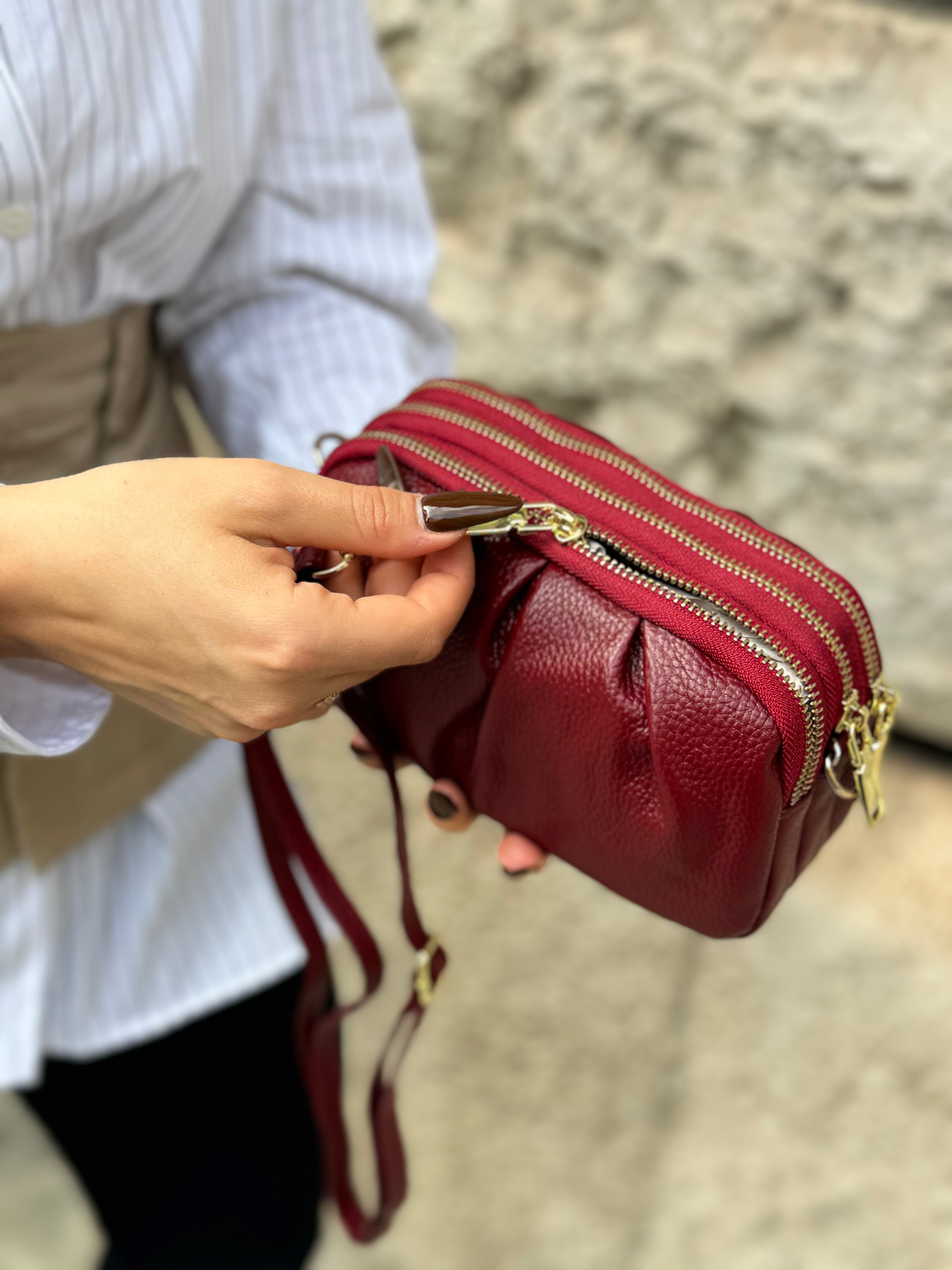 NAOMI mini leather bag