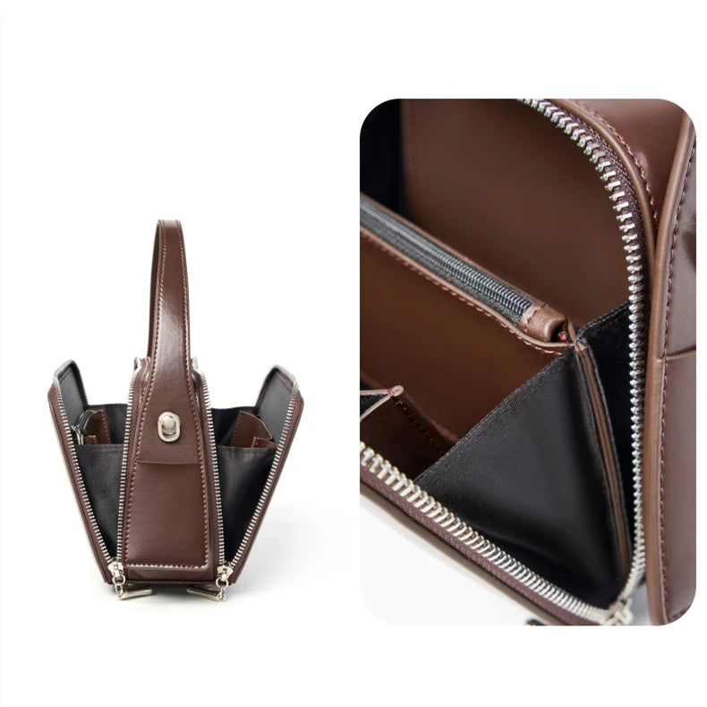 AVA accordion box bag