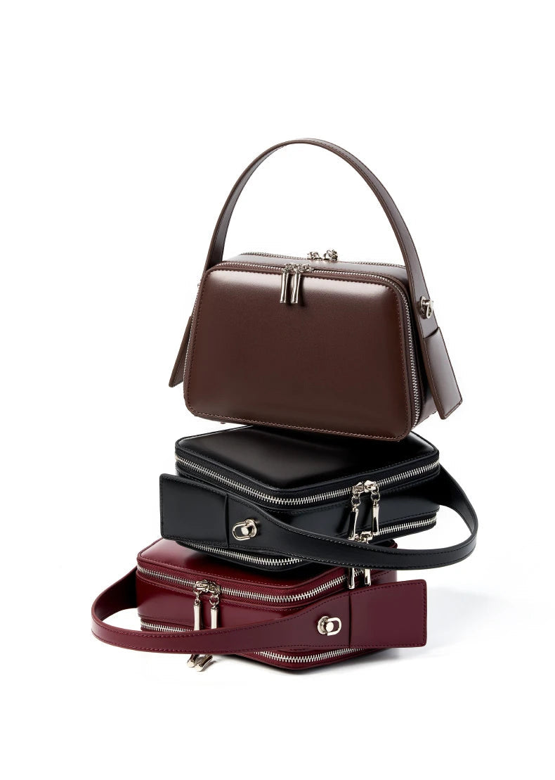 AVA accordion box bag