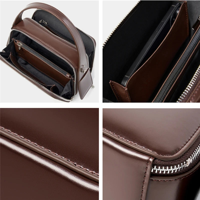 AVA accordion box bag