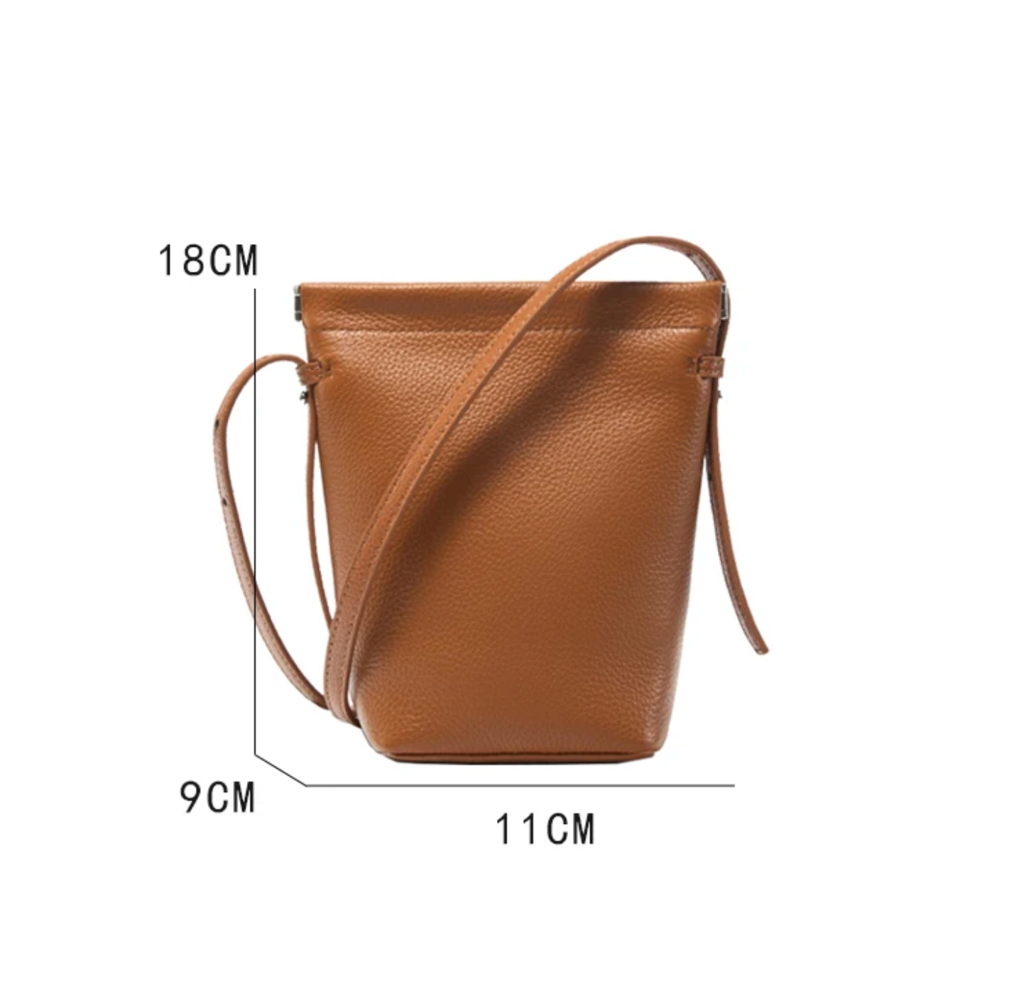 GINI mini bucket snap crossbody
