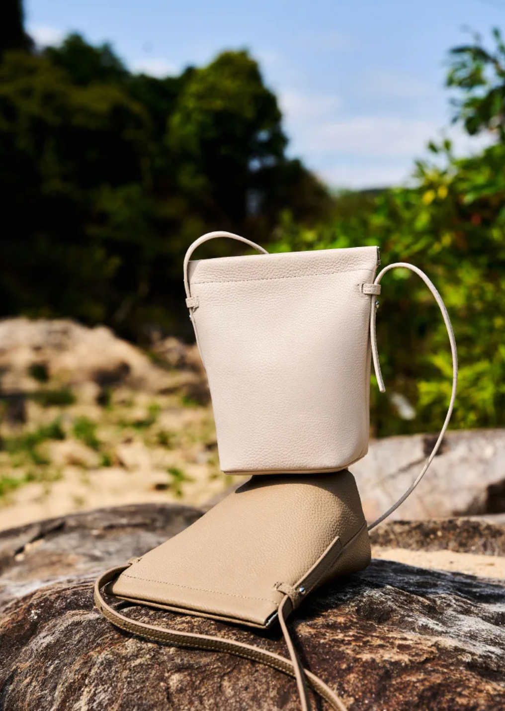 GINI mini bucket snap crossbody