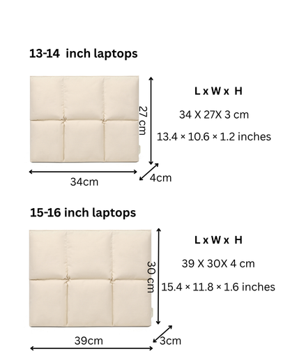 New! The puffy laptop sleeve