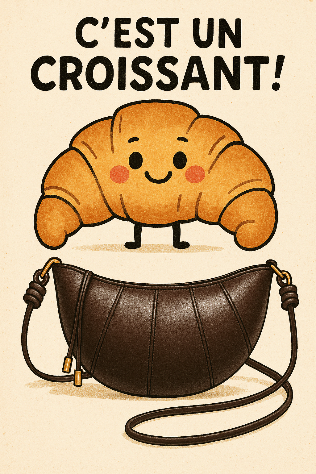 New! CROISSANT mini bag