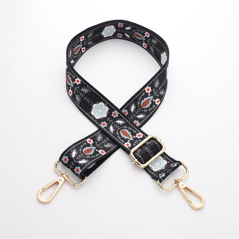 Floral purse strap best sale