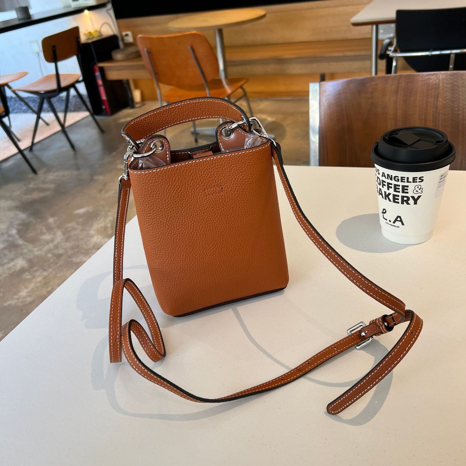 New! GIA  The mini Bucket Bag