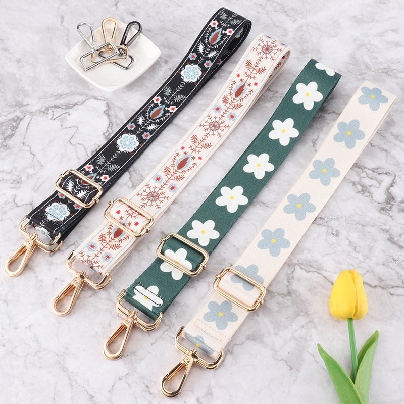 The floral bag strap