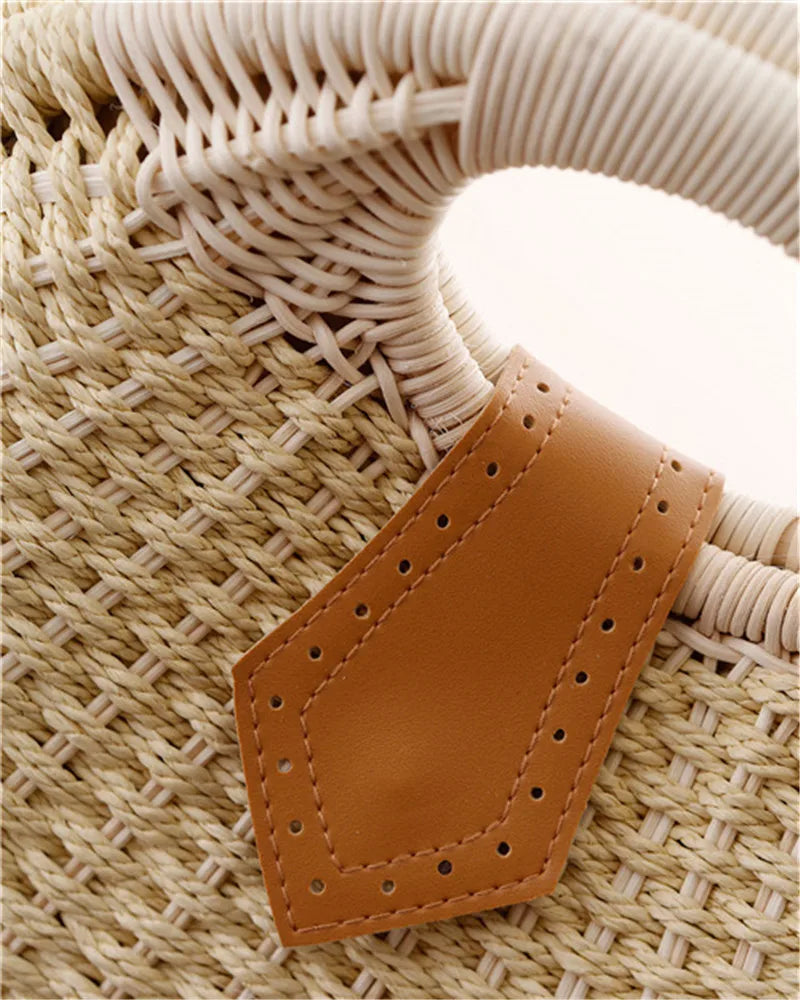 New! EVA Tiny Rattan Handbag