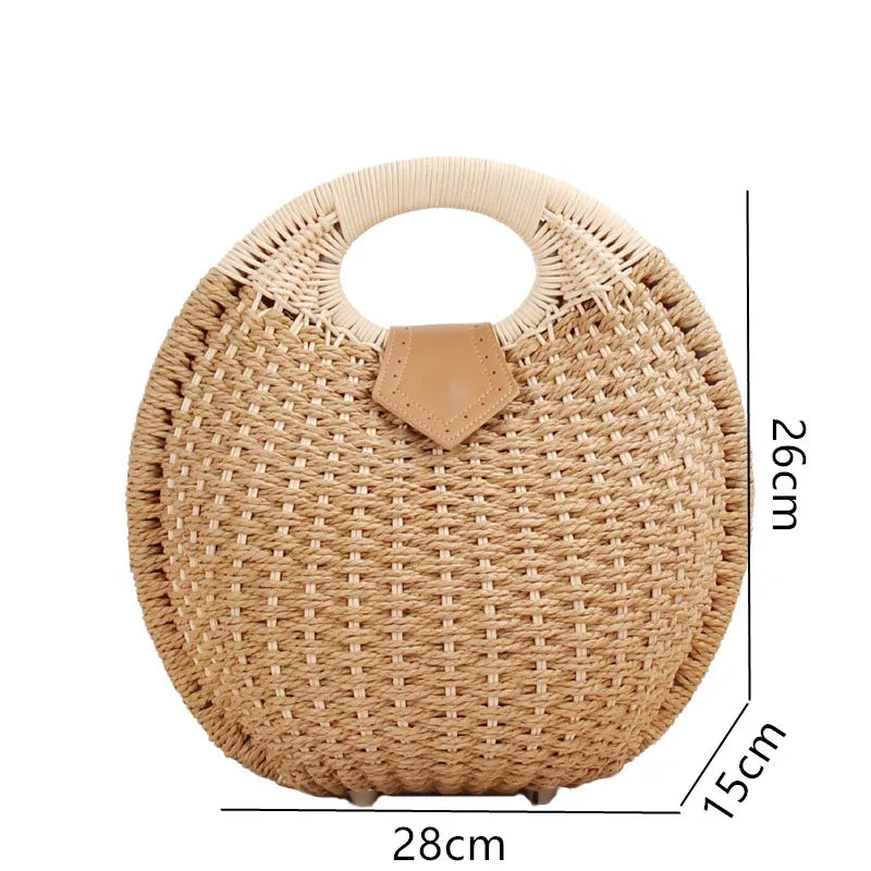 New! EVA Tiny Rattan Handbag