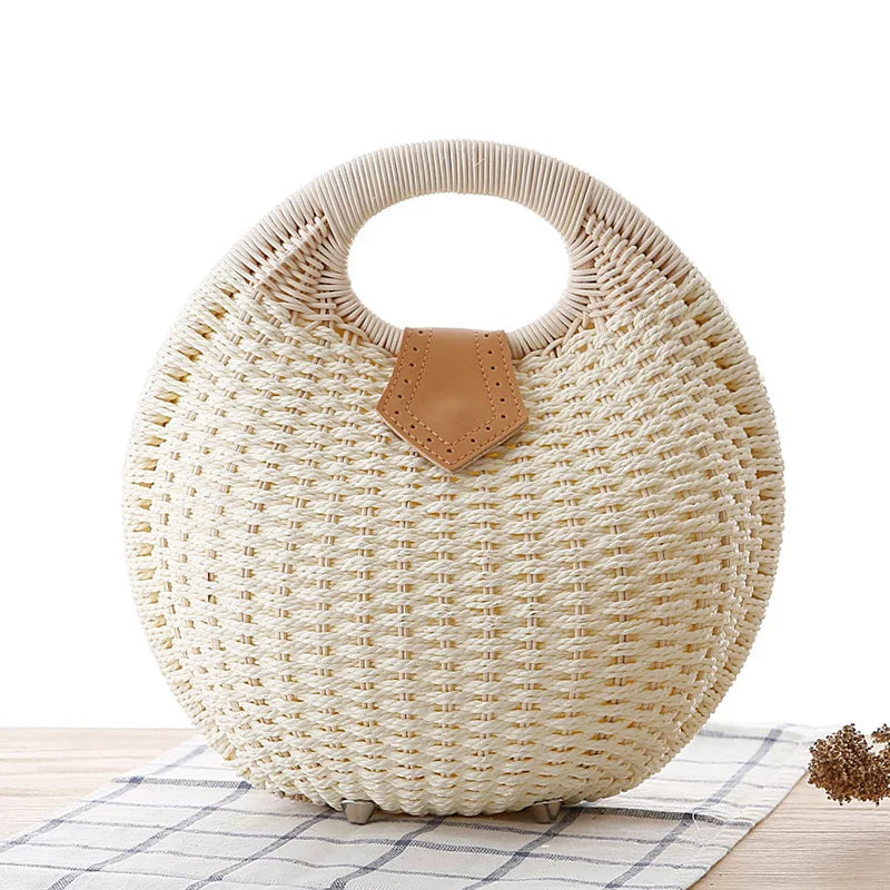 New! EVA Tiny Rattan Handbag