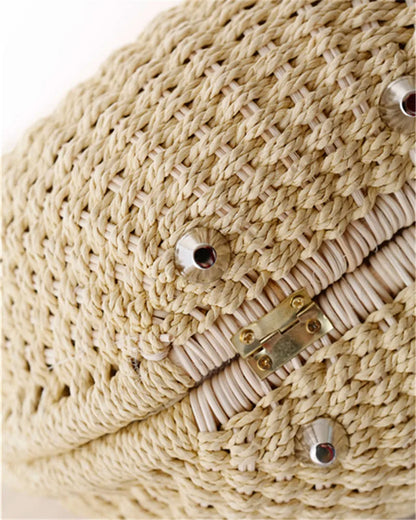 New! EVA Tiny Rattan Handbag