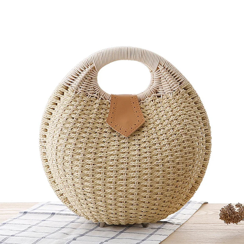 New! EVA Tiny Rattan Handbag