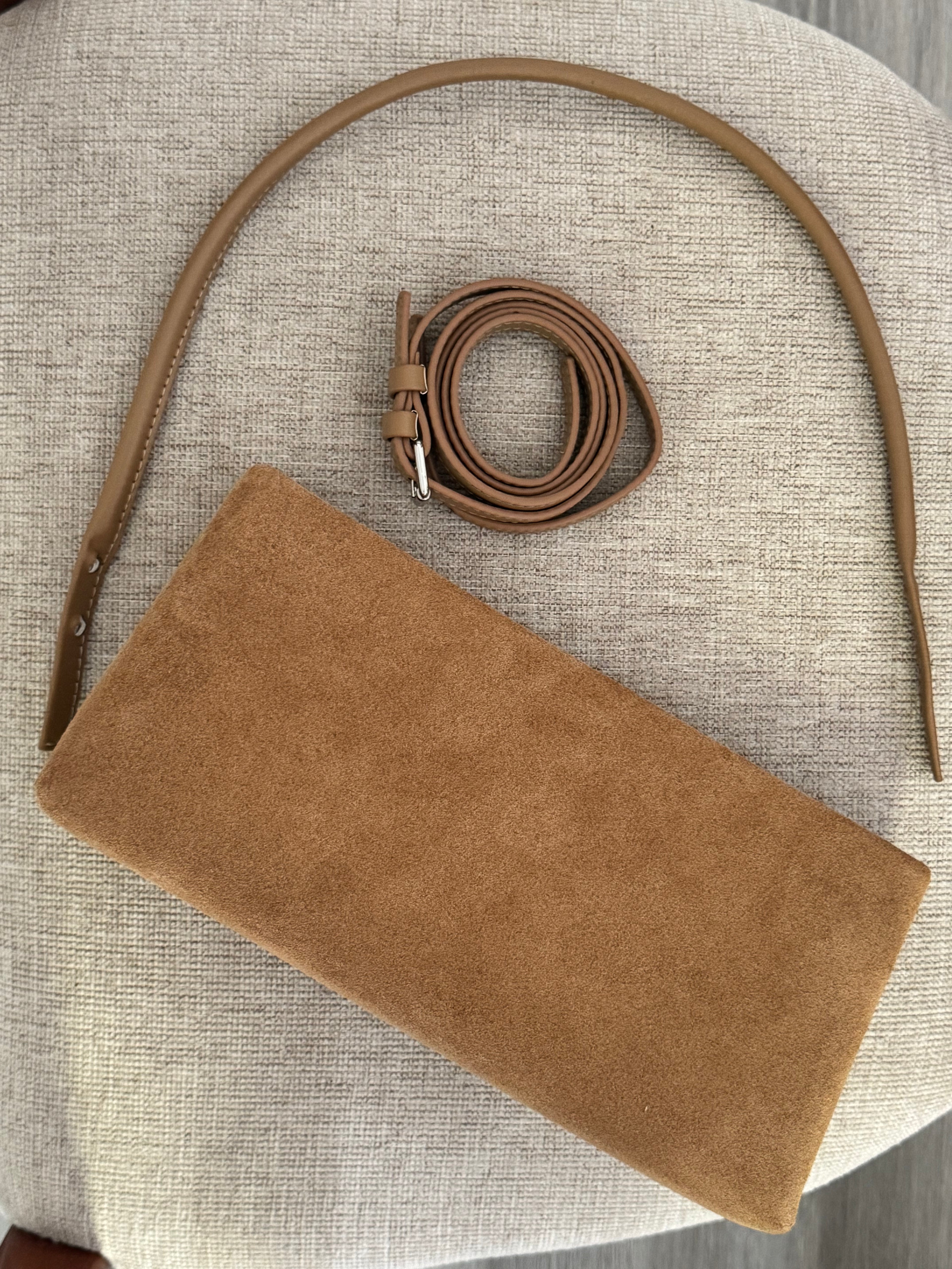 New! FIONA suede 2-in-1 Convertible bag