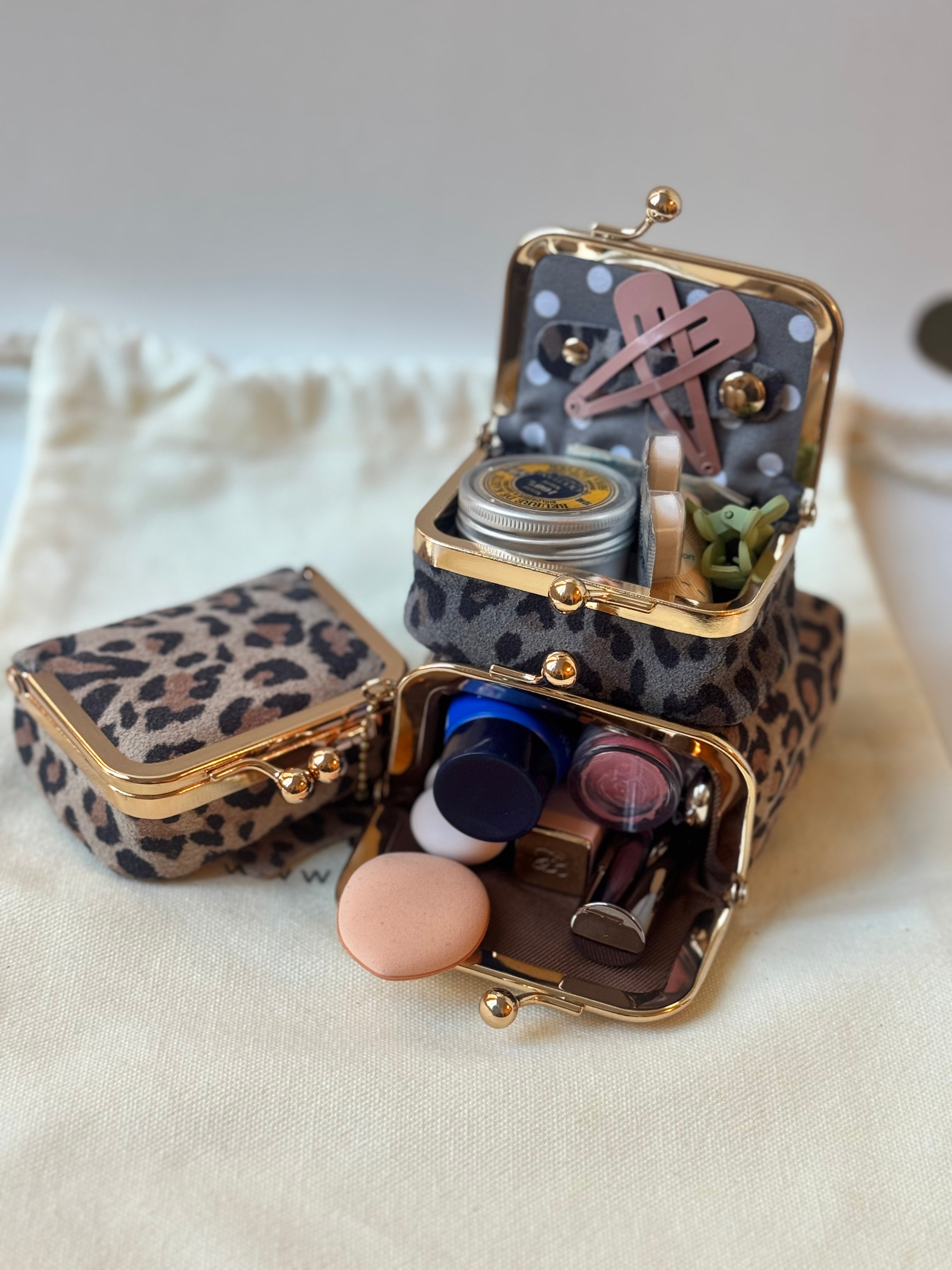 New! LOLA leopard petite purse