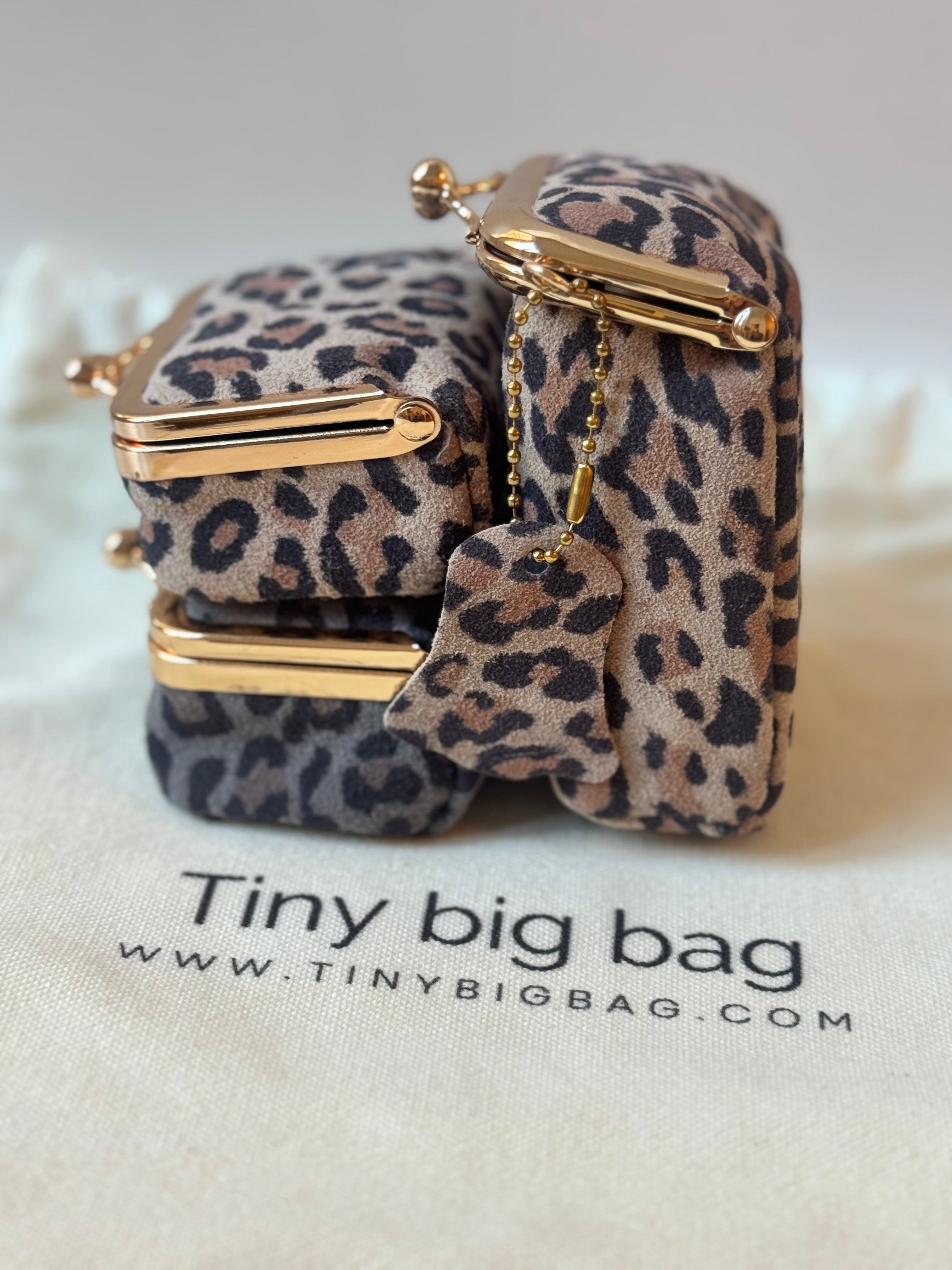 New! LOLA leopard petite purse