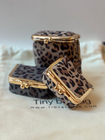 New! LOLA leopard petite purse