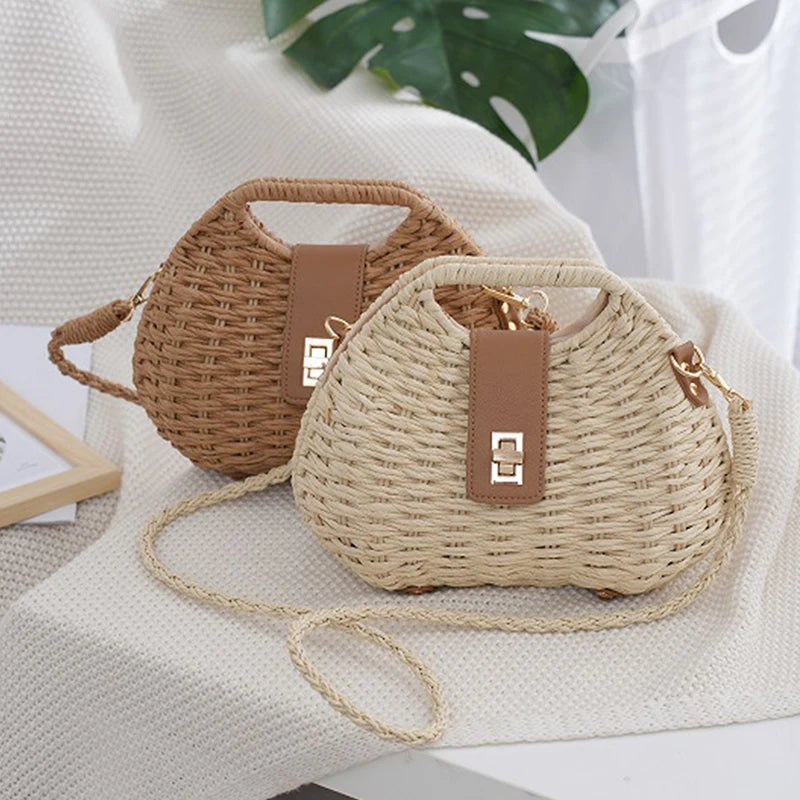 New! NOA Straw Bag