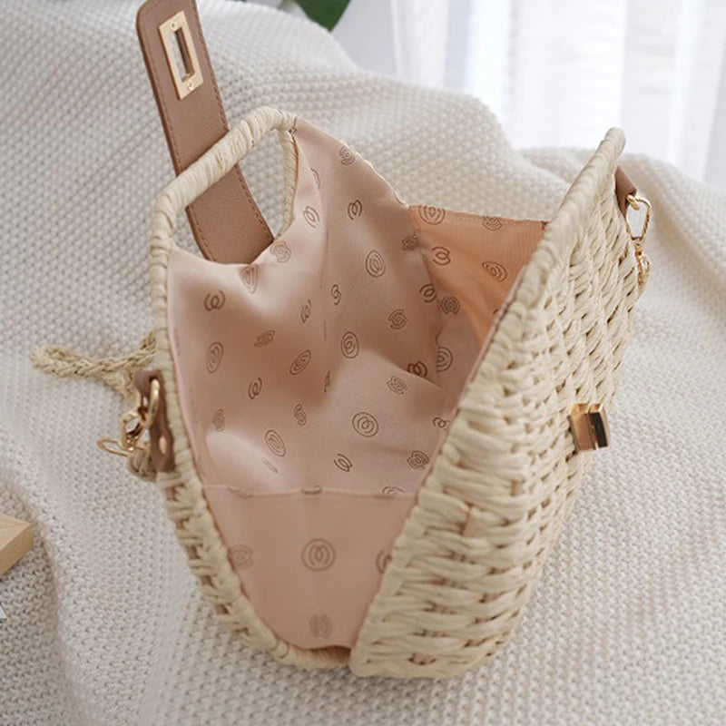 New! NOA Straw Bag