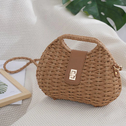 New! NOA Straw Bag